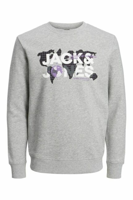 سویشرت مردانه  ایران مال Jack & Jones با کد 12240211-Light Grey